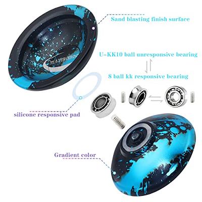 Unresponsive Yoyo,Professional Yoyo ,Aluminum Beginner Yo-Yos Ball for Yoyos  Players with 10 Yo Yo Strings 