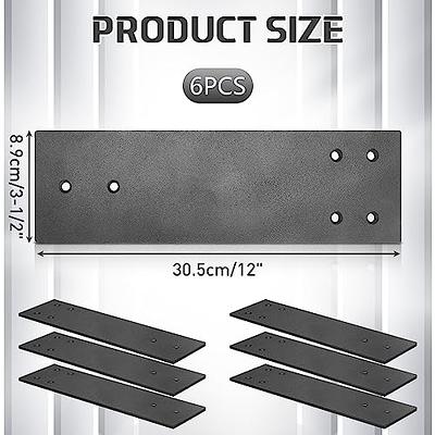 Sasylvia 6 Pack Countertop Support Bracket, 3-1/2 x 12 Knee Wall