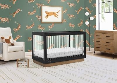 Delta Children Full Size Wood Bed Rails - Moonstruck Gray