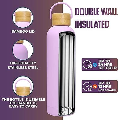 Futtumy 32 Oz Water Bottle, Sports Water Bottle with Straw Lid & Chug Lid,  Best Reusable Gym Water Bottle for Men Women, Vacuum Stainless Steel