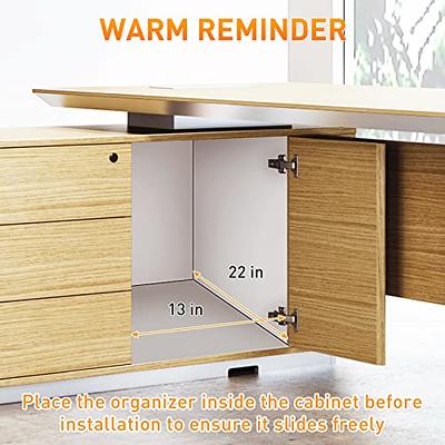 OCG Pull Out Drawers for Cabinets, Slide Out Wood Drawer Shelf, Pull Out  Shelves for Base Cabinet Organization in Kitchen, Pantry, Bathroom