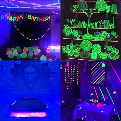 UV LED Black Lights  Glow birthday party, Glow party decorations, Neon  birthday party