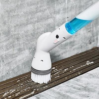 Electric Rotary Scrubber, Electric Cleaning Brush With 4 Interchangeable  Brush Heads And Adjustable Telescopic Handle, Powerful Cleaning Brush For  Bathroom Floor Tiles - Yahoo Shopping