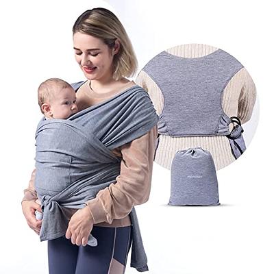 Baby Sling Carrier, Adjustable Baby Holder Carrier, Baby Half Wrapped Sling  Hip Carrier, One Shoulder Labor-Saving, Cloth Fabric Lightweight Baby  Carrier for Newborn to Toddler Up to 45 lbs (Grey) : 