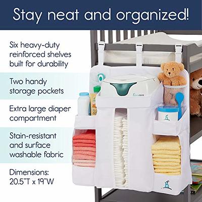 XL Baby Diaper Caddy Organizer - Heavy Duty Portable Diaper Storage  Organizer - Baby Organizer for Nursery, Changing