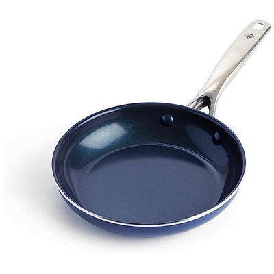 GreenLife Soft Grip Healthy Ceramic Nonstick, 8 Frying Pan Skillet,  PFAS-Free, Dishwasher Safe, Turquoise