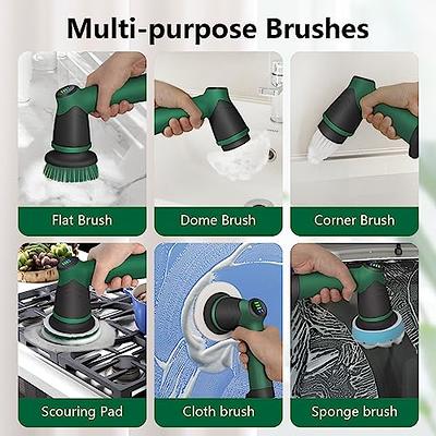 Electric Cleaning Brush Set,Portable Electric Spin Scrubber,Bathroom  Scrubber Dual Speed,Handheld Scrubber with 7 Brush Heads,Spin Scrubber for  Bathroom,Floor,Tile,Tub,Kitchen,Oven,Car - Yahoo Shopping