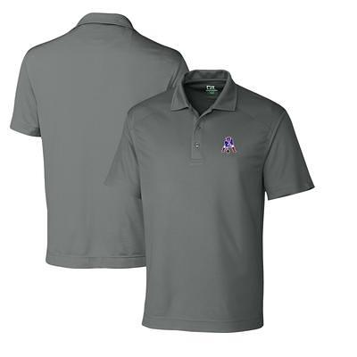 Buffalo Bills Cutter & Buck Throwback Logo Big & Tall Pike Double Dot Print  Stretch Polo - Charcoal