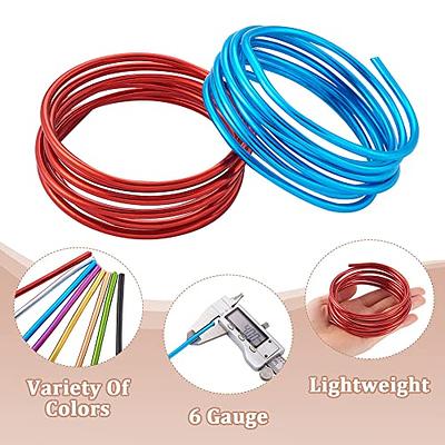 WUBOECE 65.6 Feet 12 Gauge Aluminum Wire, Soft Metal Craft Wire for Sculpting Armature Garden DIY Crafts Making, Silver