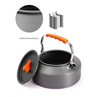 Camping Water Kettle Water Boiler Cookware Stoves Pot Tableware Teapot  Coffee Pot Tea Kettle for Camp Cooking Kitchen Travel Campfire, 1.1L  15.5x6cm - Yahoo Shopping