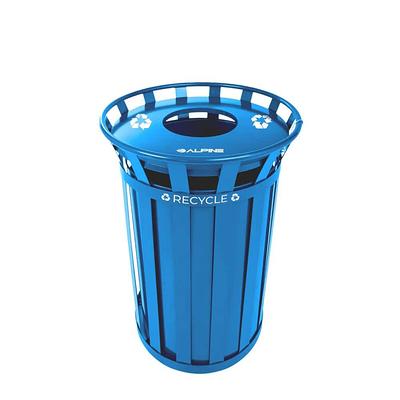 Alpine Industries 27 Gal. Stainless Steel Open Top Tall Recycling Bin Trash  Can 475-27-R - The Home Depot