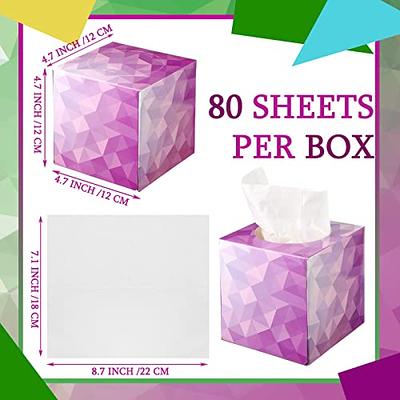 16 Packs Tissues Cube Box Facial Tissues Cubes 1280 Sheets 2 Ply Soft  Facial Tissues 4 Colors Geometric Design Box Paper Face Tissues Bulk 80  Sheets Per Box for Dinner Bedroom Bathroom Office School - Yahoo Shopping