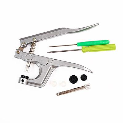 Snaps Plastic Snaps Hand-held Pliers Tool Installs Size 20, 22, 24 T5  No-Sew Button Snap Fastener Press Attacher Punch for Snaps (Plier Only) -  Yahoo Shopping