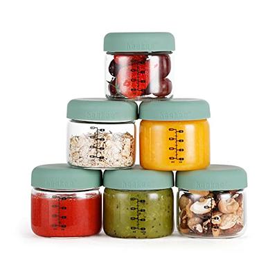  GoldArea 4 Pack Kitchen Canisters, 25 oz Food Storage Jars with  Airtight Seal Wooden Lids, Vintage Blue Glass Containers for Pantry  Organization and Storage, Ideal for Flour, Candy, Tea, Spice Jar