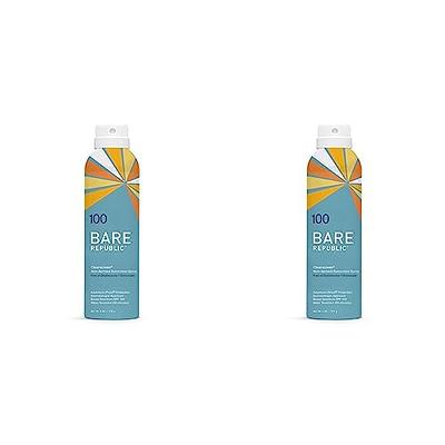 Bare Republic Clearscreen Sunscreen SPF 100 Sunblock Spray, Water Resistant  with an Invisible Finish, 6 Fl Oz (Pack of 2) - Yahoo Shopping