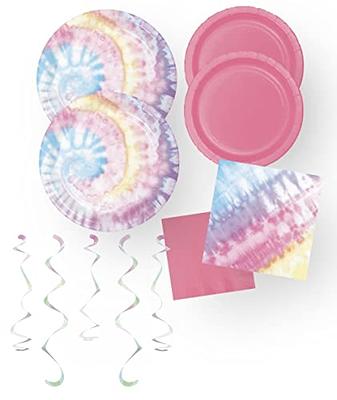 Piece party/tie-dye birthday decor, and supplies