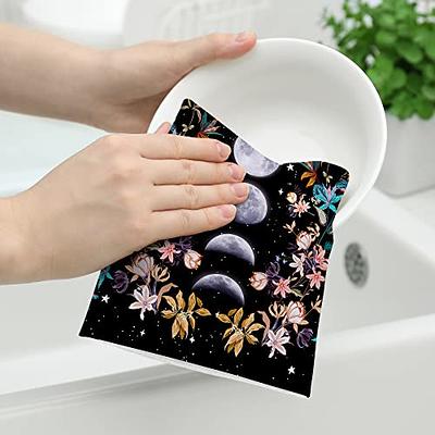 Boho Rainbow Witchy Microfiber Dishwashing Cloths - Hand Towels