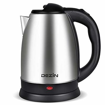 Pukomc Electric Kettle - 1.7L Hot Water Boiler - Stainless Electric Tea  kettle with Water Window, Auto Shut-Off and Boil-Dry Protection - Yahoo  Shopping