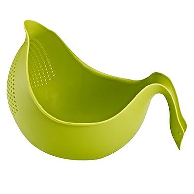 Rice Washer Strainer Bowl Plastic Colander Beans Peas - Temu