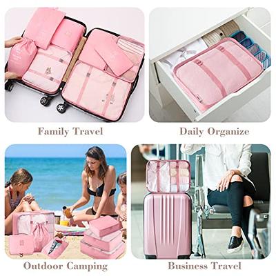  Veken 8 Set Packing Cubes for Suitcases, Travel