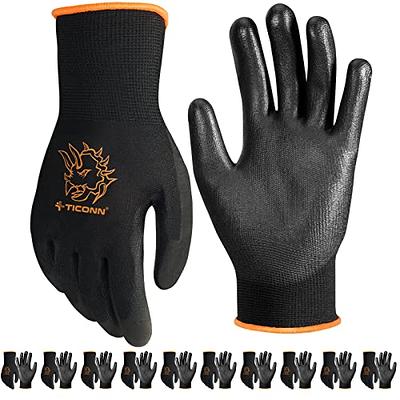 ANDANDA, Cut Resistant Gloves Level C, 3D Comfort Stretch Fit, PU Coated  Work Gloves with Power Grip, Ideal Work Gloves for Men/Women Handle Glass