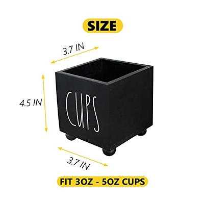 2 PCS Bathroom Cup Dispenser, Farmhouse Dixie Cup Holder, 3 Oz 5 Oz Paper  Mouthw