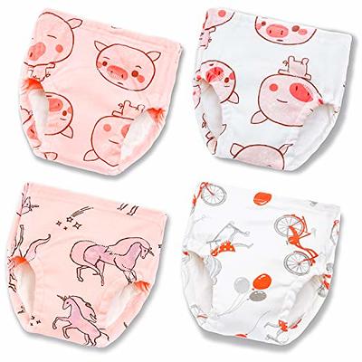 Joyo roy 4Pcs Potty Training Underwear for Girls 3t Underwear