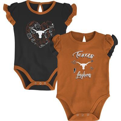 Newborn & Infant Houston Astros Orange/White/Heather Gray Houston Astros  Biggest Little Fan 3-Pack Bodysuit Set