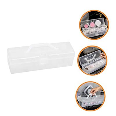 ProCase Travel Size Jewelry Box, Small Portable Seashell-Shaped Jewelry Case, 2 Layer Mini Jewelry Organizer in PU Leather, Earring Necklace