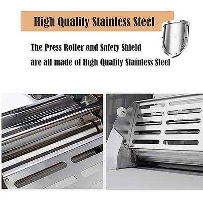 220V Commercial Vertical Dough Sheeter Roller Bread Bake Equipment