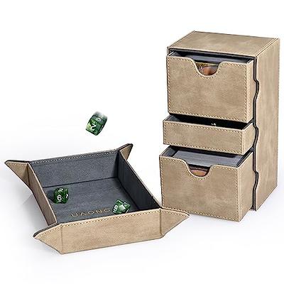 Card Deck Box For Mtg Card Storage Box Fits 100 Double - Temu