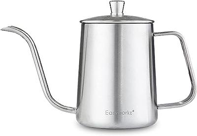 Wolfgang Puck Stainless Steel Petite Kettle and Tea Pot with Infuser - Red