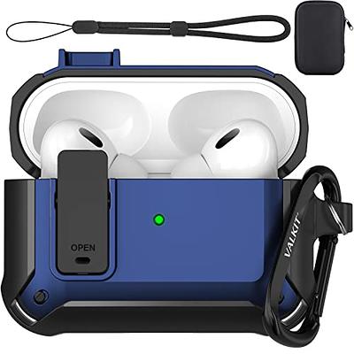 Case Cover Fits for AirPods Pro 2, TSV Protective Armor Case, TPU Rugged Shockproof Protector Skin Compatible with AirPods Pro 2nd Generation Wireless