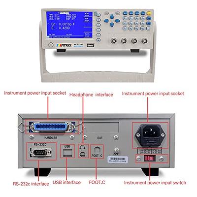 MATRIX LCR Meter, Capacitance Meter 40Hz-100kHz, Inductance Meter