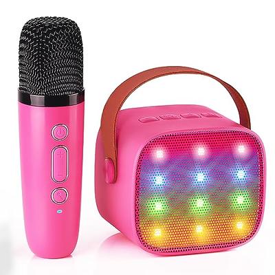 YLL Kids Karaoke Machine, Portable Bluetooth Speaker with Wireless