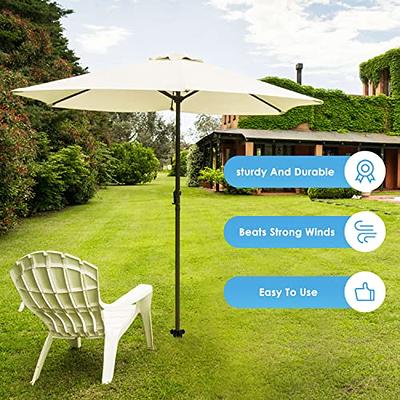 ERYTLLY No Dig Portable Screw In Umbrella Stand Heavy Duty- Beach Umbrella  Base for Sand Ground Anchor Patio Flag, Pole Holder Garden - Brown Powder  Coated Finish 1 Pack - Yahoo Shopping
