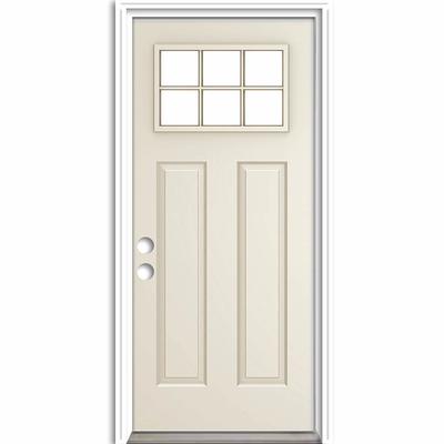 RELIABILT 36-in x 80-in Steel Right-Hand Outswing Primed Prehung Single  Front Door Insulating Core in the Front Doors department at