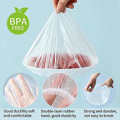 50/100Pcs Reusable Elastic Food Covers Fresh Keeping Bags Plastic Wrap  Durable Elastic Food Lids Universal Kitchen Wrap Seal Cap