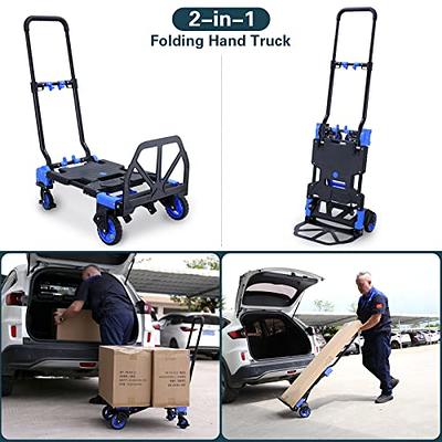 Heavy Duty Hand Truck Dolly Cart Trolley Cart with Telescope