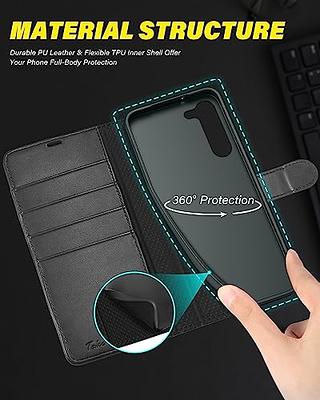 Phone Flip Case For Samsung Galaxy S23 Ultra Wallet Case,Blocking Card Slot  Holder [TPU Interior