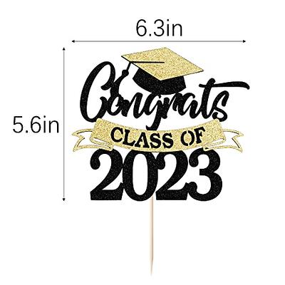 2024 Graduation Table Decorations Wooden Congrats Grad Table