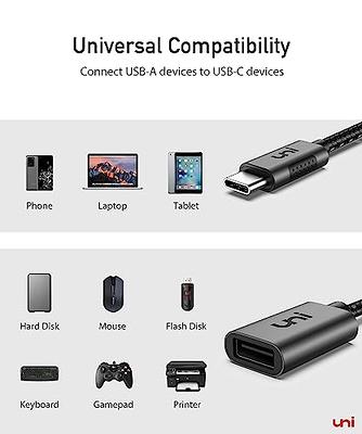 uni USB C to HDMI Adapter 4K, High Speed HDMI to USB-C Adapter, Type C  (Thunderbolt 3/4) HDMI Converter Compatible with MacBook Pro/Air,  Chromebook