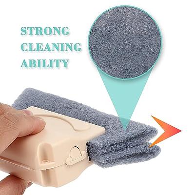 WLLHYF Window Track Cleaning Brush Window Groove Cleaner Sliding Doors Cleaning  Tools Hand-Held Window Seal Cleaning Scouring Pad Crevice Cleaning Cloth  for All Corners and Gaps - Yahoo Shopping