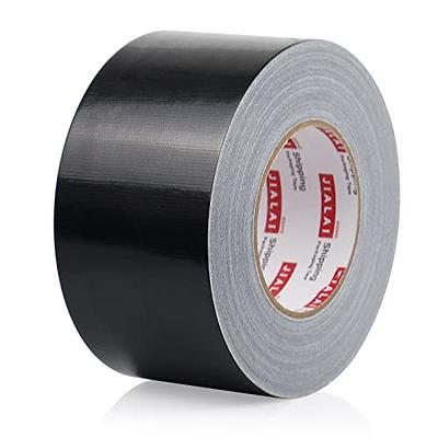 Black Duct Tape Heavy Duty - 1.88 in 50 YDS Waterproof No Residue Tearable  Large Max Strength Adhesive Duct Tape for Outdoor Use,Multi Purpose Home