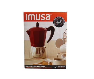 IMUSA 3 Cup Aluminum Espresso Coffee Maker