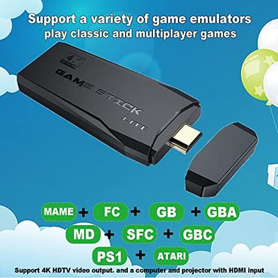 HDMI GAME STICK LITE CONSOLE 2.4G WIRELESS CONTROLLERS 4K 10000