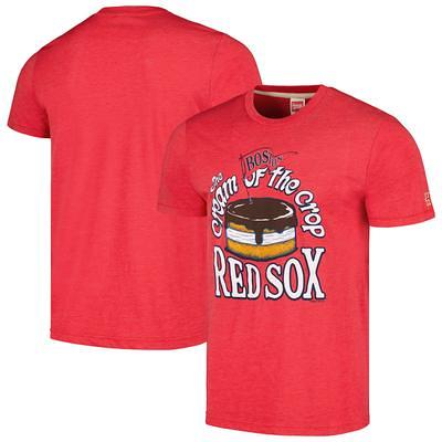 47 Women's Boston Red Sox Cream Retro Daze 3/4 Raglan Long Sleeve T-Shirt