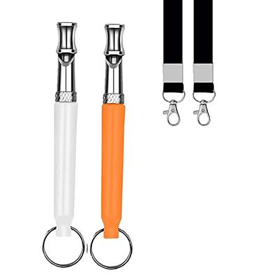 4Pcs Dog Training Set Pet Training Clicker with Whistles, Dog Training  Whistle Ultrasonic Professional Dog Whistles with Lanyard - Barking Control