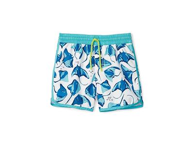 boys swim trunks in blue - REY SWIMWEAR