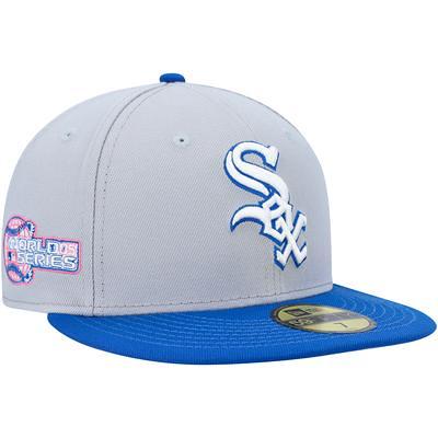 Men's New Era Blue Chicago White Sox Vice Highlighter Logo 59FIFTY Fitted Hat